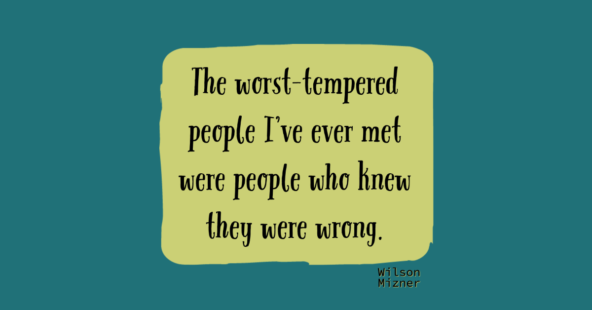 The Worst-Tempered People…